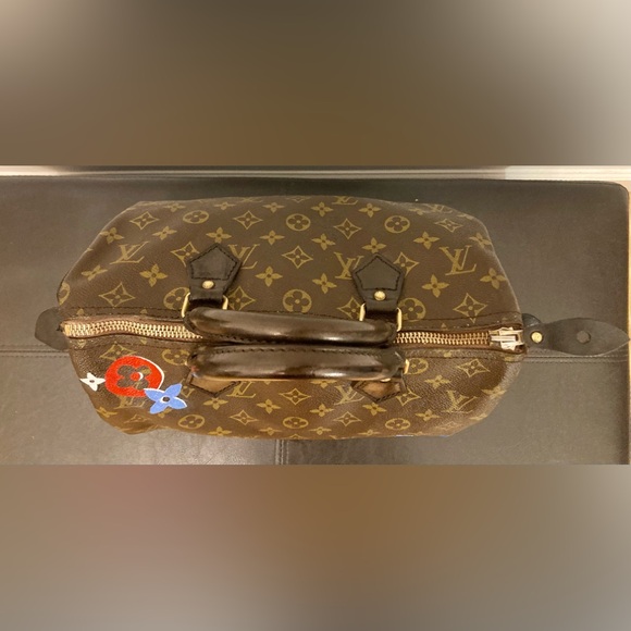 Authentic Louis Vuitton Speedy 30. Customized - Picture 7 of 8